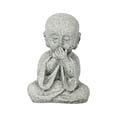 thumbnail image 2 of Mini figura de monje, estatua de Buda, muñecas creativas decorativas para jardín de té, hechas a mano No hablar, 2 of 6