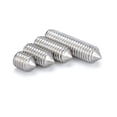 thumbnail image 2 of Tornillos prisioneros cónicos M6 LzGUNGY Tornillos prisioneros hexagonales de acero inoxidable 20 mm 20 piezas, 2 of 3
