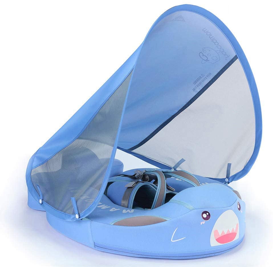 Mambobaby Baby Shark Float With Canopy and Tail