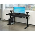thumbnail image 3 of Kilo Electric Battlestation Gaming Desk Metal-Gray Carbon Fiber Finish, 3 of 12
