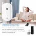 thumbnail image 4 of Graflsoa Smart Curtain Motor with Voice Control, Bluetooth & App Remote, Auto Timer, Light/Temp Sensing, Manual Drag, Built-in Battery, Fits T/U-Rail & Roman Rod, White, 4 of 6