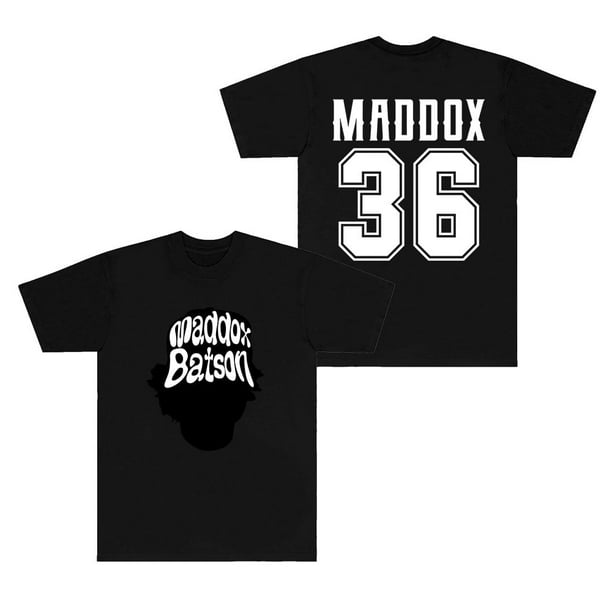 Camisetas con Logo de Maddox Batson, camiseta Merch de Road To Indio Tour, camisetas de manga corta de moda Unisex de verano