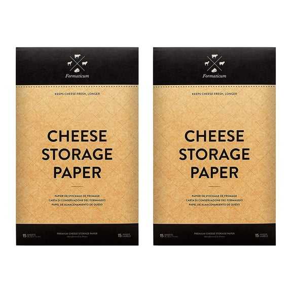 Formaticum Cheese Storage, Coated Paper, Keep Charcuterie Fresh, 30 Sheets