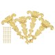 thumbnail image 5 of 4PCS Zinc Alloy Antique T Hinges for Cabinets Wooden Boxes Vintage Style, 5 of 11