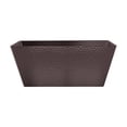thumbnail image 2 of Hammered Stainless Steel Vanity Toilet Tank Tray | Oil Rubbed Bronze Finish, 2 of 5