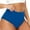 Blue, variant on Period Swimwear High Waisted Menstrual Leakproof Swim Brief Tankini Bottoms for Women Four-Layer Lining Tummy Control Bathing Suit