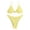 Yellow, variant on Ticikt Women's Triangle Bikini Floral String Bikini Set Two Piece Swimsuit Bathing Suits