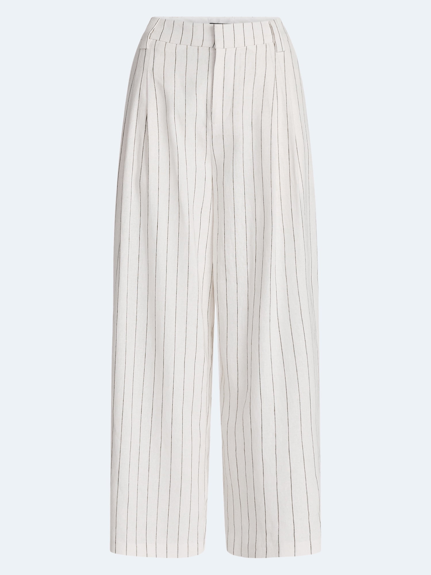 Scoop Women’s Pleated Barrel Pants, 25'' Inseam, Sizes 0-26W