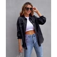 thumbnail image 6 of Fashion Ripped Shirt Jacket Female Autumn And Spring Casual Tops Womens Clothing, 6 of 11