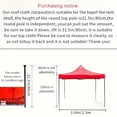 thumbnail image 7 of 1pc Outdoor Top Cover, Outdoor Gazebo Garden Marquee Top, Tent Replacement Sun Shade Canopy Cover For Outdoors, Camping Accessories, 3m*3m/118in*118in, 7 of 7