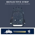 thumbnail image 5 of FORMRS Unisex School Backpack 17" Student Travel Bag with Laptop Compartment, Dark Star Map, 5 of 7