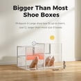 thumbnail image 4 of Pinkpum 15 Pack X-Large Shoe Storage Boxes 12, Sneaker Storage for Sneakerheads, 4 of 5