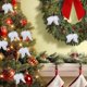 thumbnail image 5 of 12 Piezas Alas de Ángel de Navidad,Alas de Ángel Blancas,Alas de Ángel Decoraciones para Árboles de Navidad,Árbol de Navidad de Plumas Blancas,Colgante de Árbol de Navidad Blanco,Ala de Plumas de Ángel,Decoración de Navidad Rojo Verde, 5 of 5