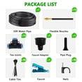 thumbnail image 2 of 50 FT Drip Irrigation Kit with Adjustable Nozzles & Quick Connect, Automatic Watering System for Outdoor, Raised Bed,Potted Plant, Containers & Potted Plants, 2 of 9