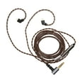 thumbnail image 4 of Cable de auriculares de reemplazo, 2 pin 0.78 mm de cable de actualizacia de auricular universal OFC cable con micrófono AS06 para Qt3 para zst zs3, 4 of 7