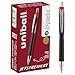 thumbnail image 2 of uniball Jetstream Retractable Ballpoint Pen, Bold 1 Mm, Red Ink, Black Barrel, 2 of 4