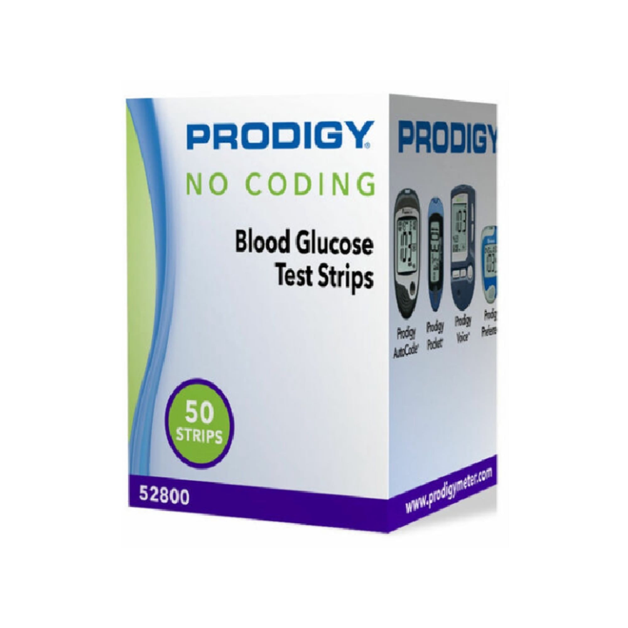 Prodigy Test Strips Box of 50 - 6 Pack