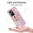 thumbnail image 3 of Adecuado para la funda del teléfono móvil OPPOReno9A Reno7/5A versión japonesa cubierta protectora galvanizada anillo hebilla soporte absorción magnética del coche, 3 of 4