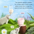 thumbnail image 4 of CIYISON Leakproof Water Dispenser for Small Pet Cage Mounted Quiet Drinking Bottle Waterer Bottle for Hamster Rabbits Squirrels, 4 of 18