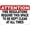 Warning Sign 3, variant on Attention Enter At Your Own Risk School Grounds Aluminum Tin Warning Sign 8"x12" - For Home Outdoor Garden, School Grounds Risk Sign