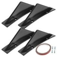 thumbnail image 1 of OULII 4Pcs Rear Bumper Spoiler Black ABS Scratch Protection Car-Styling Vehicle Modification, 1 of 5