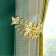 thumbnail image 1 of Curtain Holders, Aluminum Alloy Spring Design Curtain Ties, 2Pcs Decorative Twist Drape Holder Clips for Drapes, Fasten & Decorate Your Home Office Windows, 1 of 1