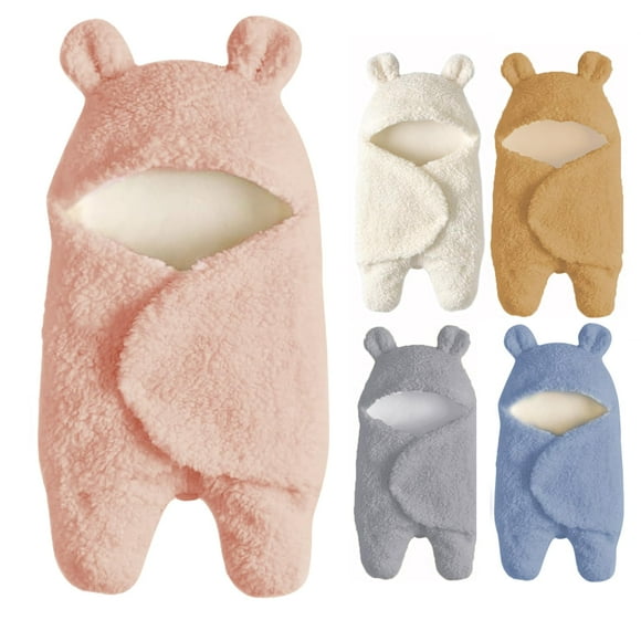 Manta para bebé Nunibum Plush Lindo Bear Pink