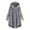 Grey, variant on ASFGIMUJ Jackets For Women 2023 Plus Size Casual Color Block Plush Sweatshirt Hoodie Loose Blouse Warm Coats Plus Size Pink L