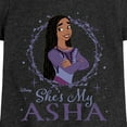 thumbnail image 3 of Disney Wish - Shes My Asha - Toddler & Youth Girls Short Sleeve Graphic T-Shirt, 3 of 5