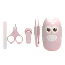 Raindrops Newborn Nail Care Kit - Stainless Steel Nail Clippers Grooming Set for Daily Baby Nail Trimming