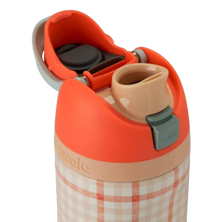 OWALA 16oz チェック柄【オレンジ】 Owala Special Edition 16oz Stainless Steel Insulated FreeSip