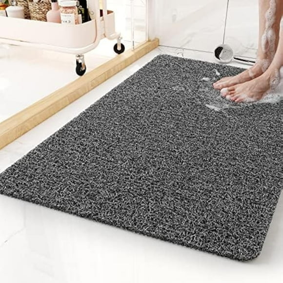 Alfombra de bañera MontVoo, antideslizante, de PVC, 43 x 76 cm