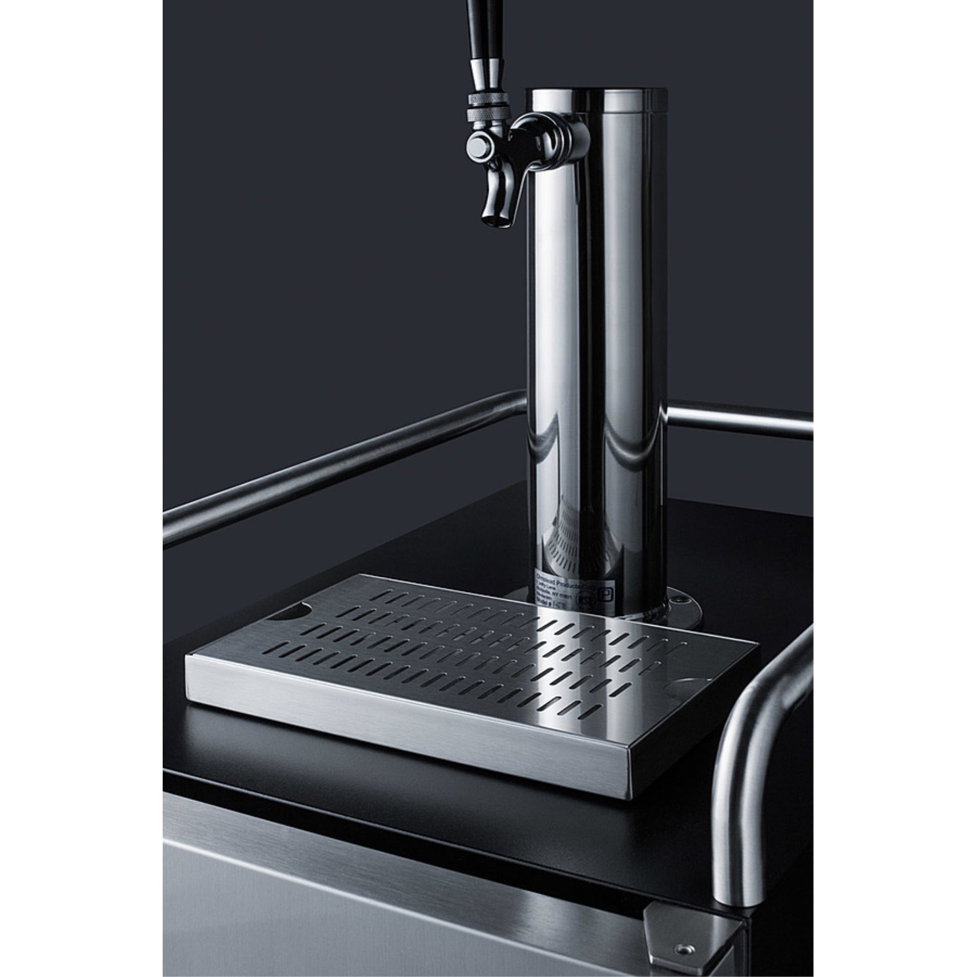 Summit SBC15BEER 15''W Built-In Beer Kegerator - Black/S Steel