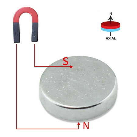 Neodymium Rare Earth Super Magnets For Hobby Crafts Home Model Fridge Office Part 4x2mm (0.16"D*0.08"H) N35 Strength, 30 Pieces