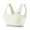 White, variant on Xfvqtps Girls Sports Bras with Padded Fixed Cup Seamless Mesh Breathable Training Bra for Teen Cute Racket Print Comfortable Girls Bras for 9-18 Years Beige