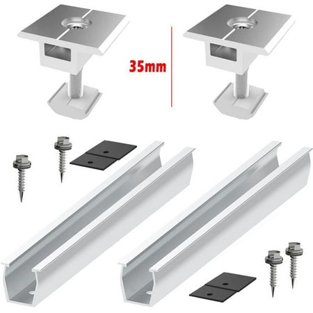 

Solar Panel Module Aluminum Bracket Rail Fastening rail Trapezoidal Roof Mount