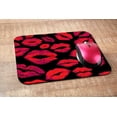 thumbnail image 5 of Red Lips Gaming Mousepad Art Sweet Kiss Sexy Red Lips Mouse Pad Mouse Mat for Computer Desk Laptop Office 9.5 X 7.9 Inch Non-Slip Rubber, 5 of 5