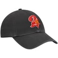 thumbnail image 3 of Men's '47 Charcoal Tampa Bay Buccaneers Clean Up Legacy Adjustable Hat, 3 of 4