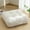 Beige, variant on 6" Washable Floor Pillow Cushion for Adults, Meditation Cushion Pillow, Large Square Floor Sitting, Removable Tufted Corduroy Cover, for Tatami Living Room or Yoga, 22x22 Inch,