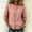 Pink, variant on Casual Summer Shirts Crew Neck 3/4 Length Sleeve Cotton Linen Floral Print Button Down Spring Green Women Summer Tops XXL
