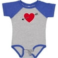 thumbnail image 3 of Inktastic Valentines Day Heart Arrow Boys or Girls Baby Bodysuit, 3 of 5