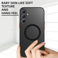 thumbnail image 3 of Galaxy A55 5G Case Magnetic [Support Magsafe Charger] Wireless Anti-Scratch Shockproof Matte Clear Camera Lens Protector Slim Thin Phone Cover Case for Samsung Galaxy A55 5G 6.5"-Blue, 3 of 11