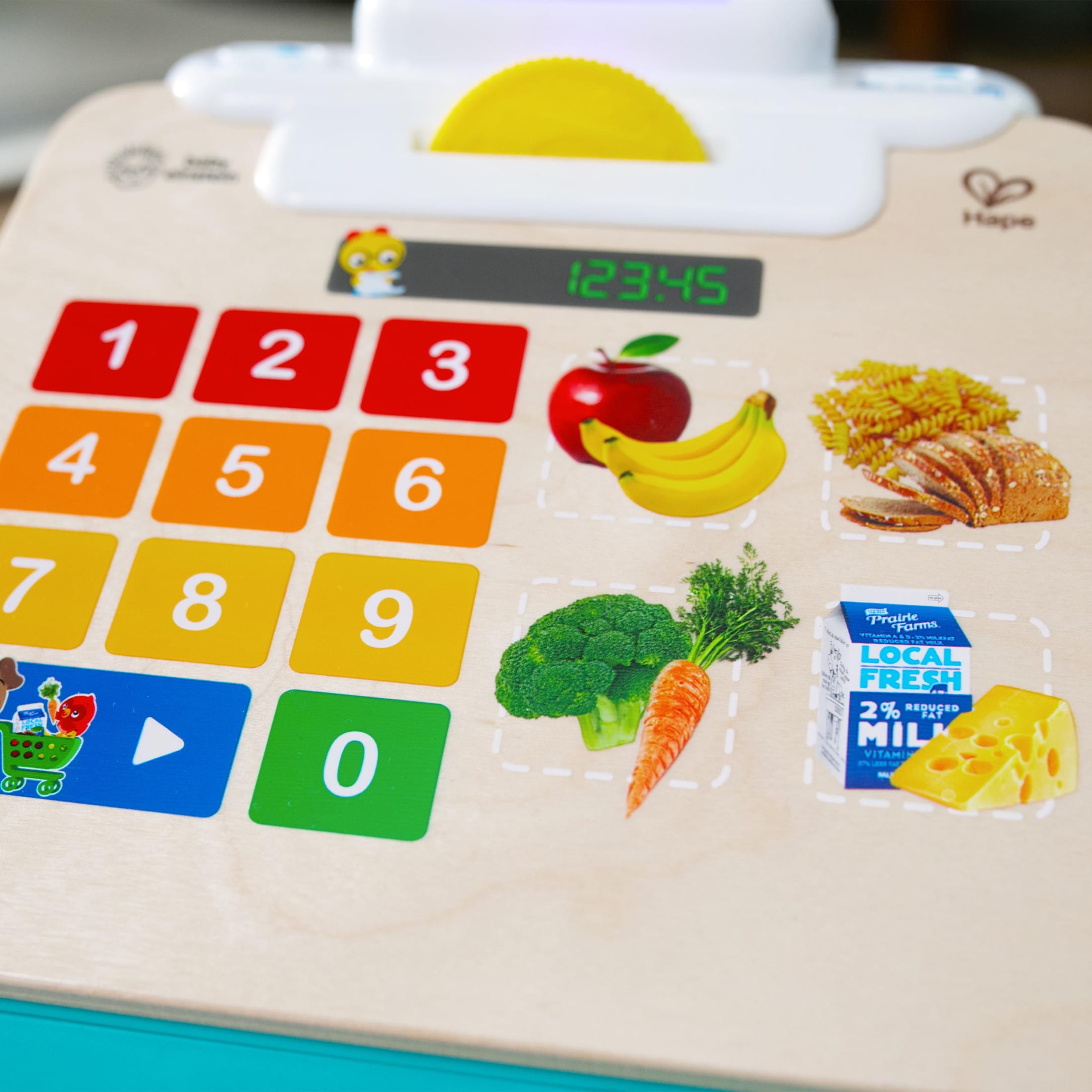 Baby Einstein + Hape Magic Touch Cash Register Pretend to Check Out Toy, Ages 9 Months+