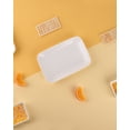 thumbnail image 2 of Appetizer Plates Rectangular White Set of 6 8 Inch, 2 of 6