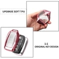 thumbnail image 4 of Key Fob Cover Compatible with Toyota Venza Corolla Cross Grand Highlander Tundra RAV4 Prime Prius Land Cruiser Sequoia Sienna Crown Tacoma Camry Keychain Case Holder Protector,Pink, 4 of 7