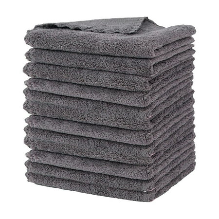 Leodye 12PCS Velvet Kitchen Towel Set - Absorbent for Hand Washing & Table Cleaning -11.81*11.81in