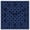 Blue, variant on Orange Morocco Wooden Wall Clock Silent Non Ticking, Geometric Leaf Diamond Lattice Abstract Square Wall Clocks Battery Operated, Decor Clock for Home Office, Living Room, Kitchen, 10 Inch