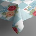 thumbnail image 3 of Pioneer Flower Floral Print Pattern Rectangle Tablecloth 60"x84", Waterproof Polyester Table Cloth, Wipeable Spillproof for Dining Camping Indoor Outdoor, 3 of 5