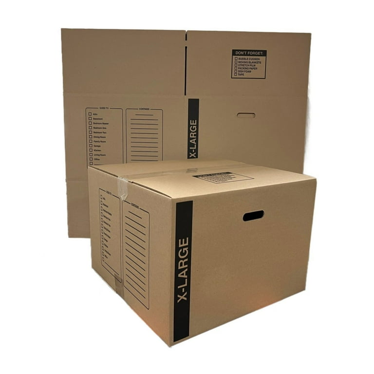 20 - Pack X-Large Cardboard Moving Boxes 23x23x16 32 ECT With
