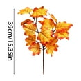 thumbnail image 2 of Artificial Maple Leaf Decorative Branch - Vibrant Yellowish - Green Leaves for Fall Home Decor Ideal for Table Centerpieces Vase Filler and Seasonal Arrangements, 2 of 4